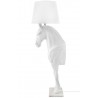 Lampa podłogowa KOŃ HORSE STAND M biała  - włókno szklane