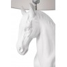 Lampa podłogowa KOŃ HORSE STAND M biała  - włókno szklane