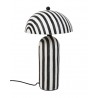 KARE lampa stołowa STRISCE 48 cm          biało-czarna