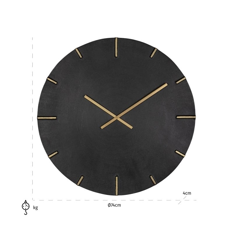 RICHMOND zegar BILAL czarny