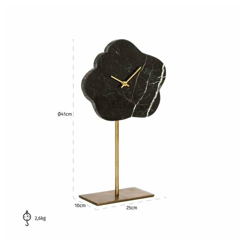 RICHMOND zegar stołowy BRAM czarny