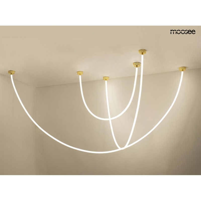 MOOSEE lampa wisząca LASSO 600 złota