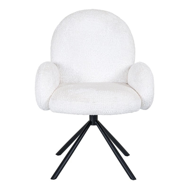 RICHMOND krzesło obrotowe JOLIE białe