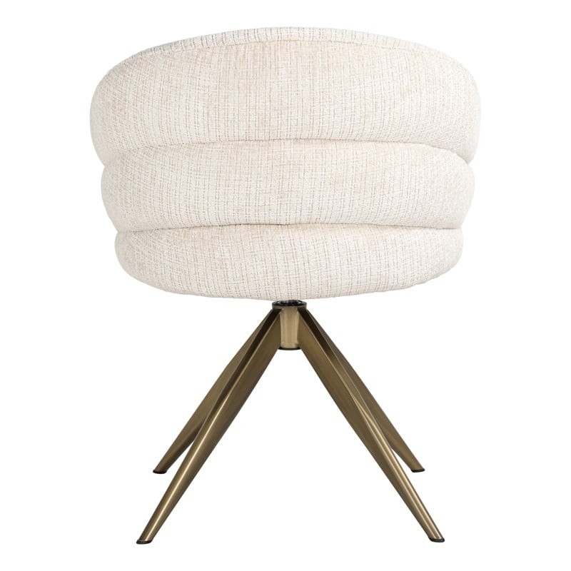 RICHMOND krzesło obrotowe ZENDAYA beżowe