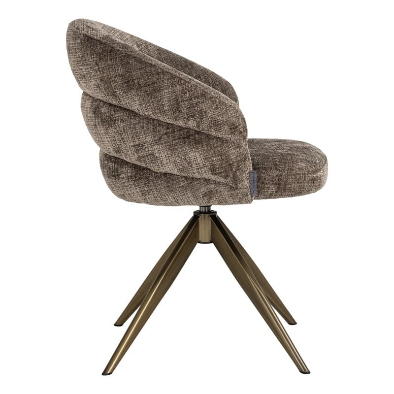 RICHMOND krzesło obrotowe ZENDAYA         brązowe