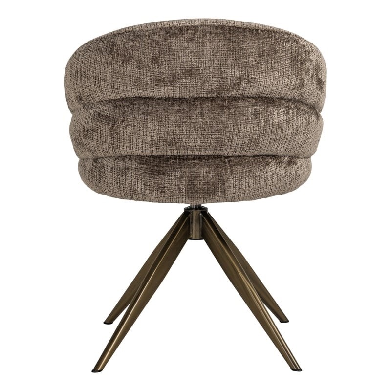 RICHMOND krzesło obrotowe ZENDAYA         brązowe