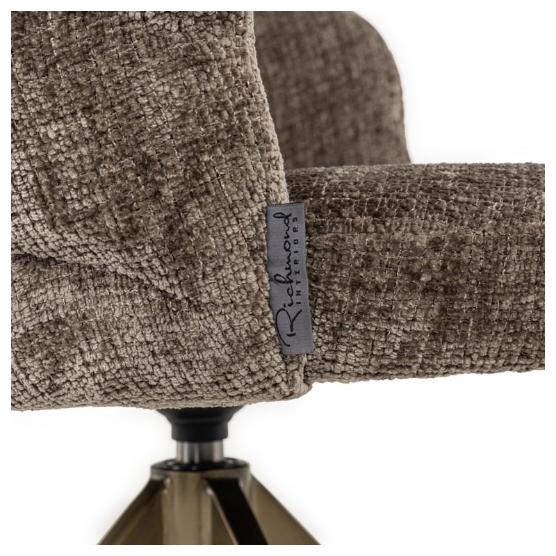 RICHMOND krzesło obrotowe ZENDAYA         brązowe