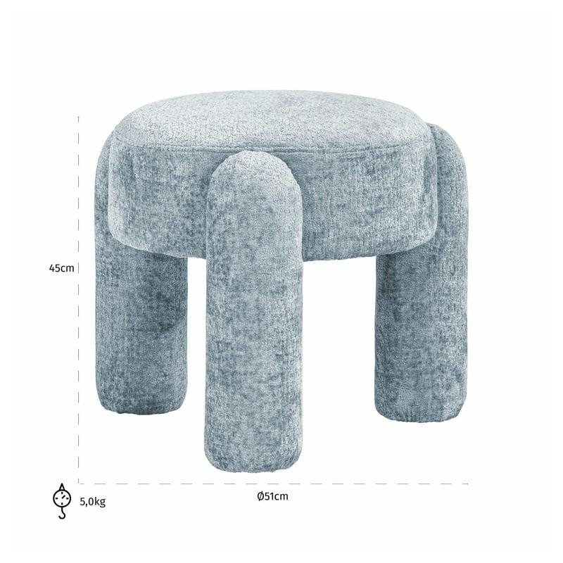 RICHMOND pufa HOLLY niebieska