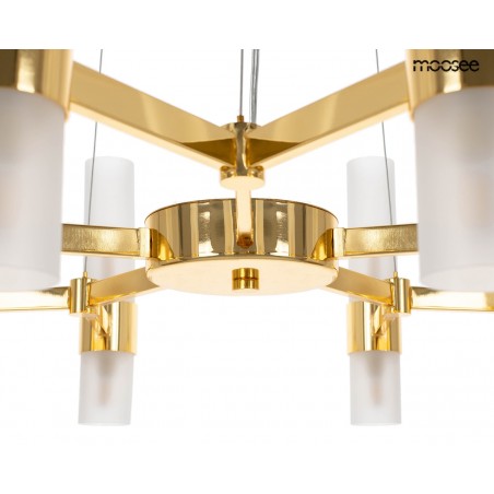 MOOSEE lampa wisząca TUBS 10 złota