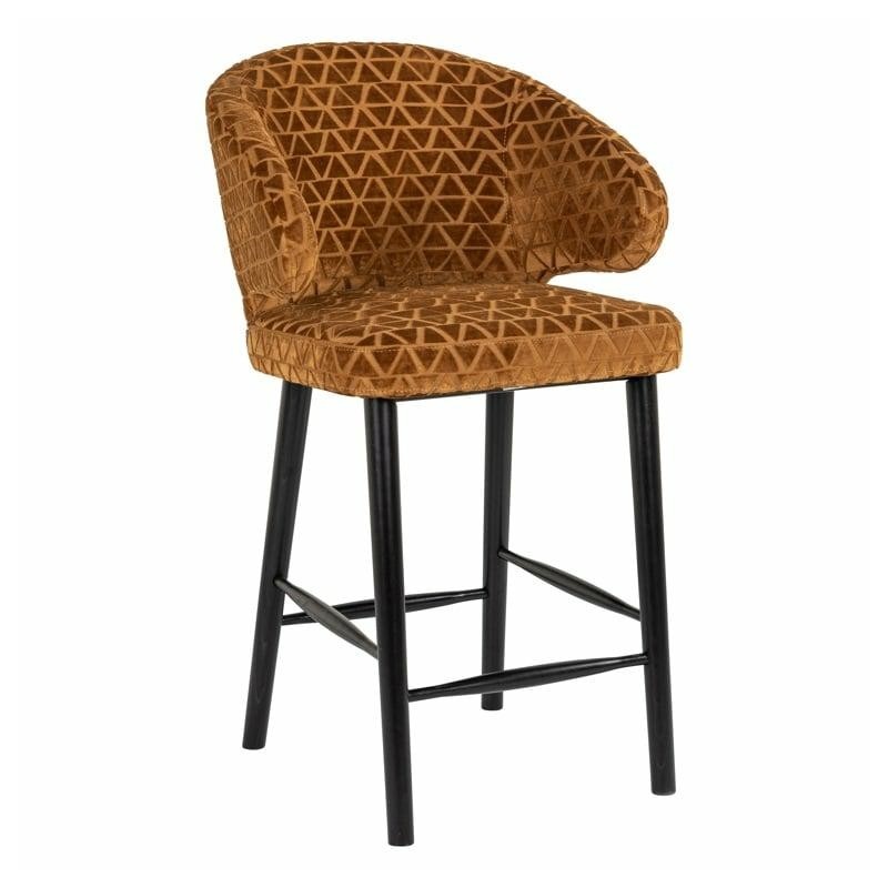 RICHMOND krzesło barowe INDIGO GOLD