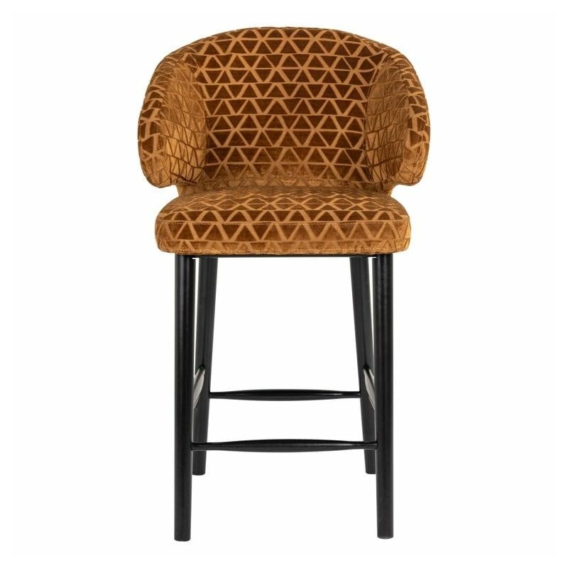 RICHMOND krzesło barowe INDIGO GOLD