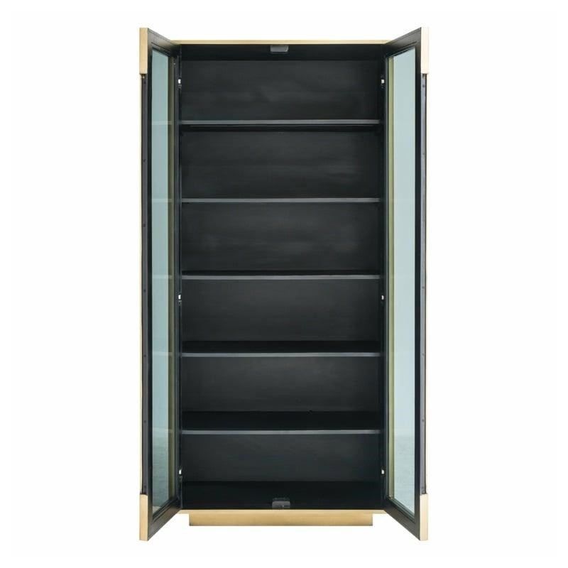 RICHMOND komoda FINSBURY 209 cm -         mosiądz, szkło, MDF