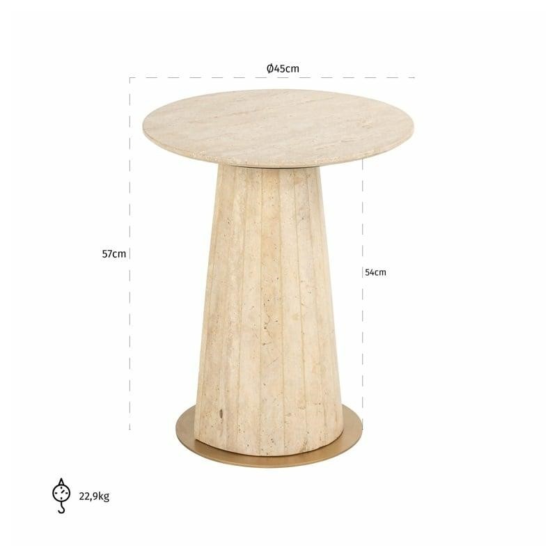 RICHMOND stolik KIBO beżowy