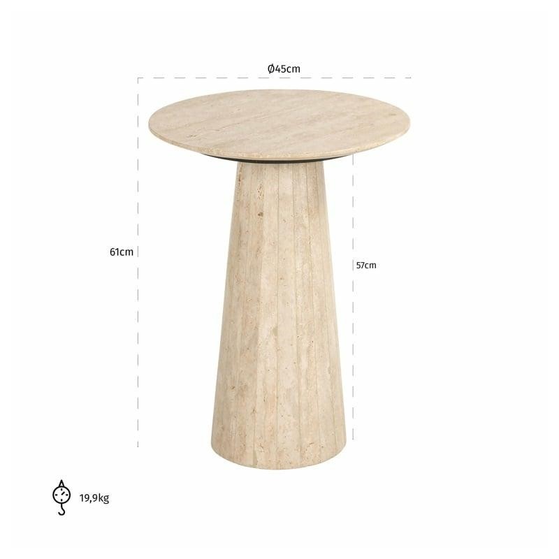 RICHMOND stolik CAVO beżowy