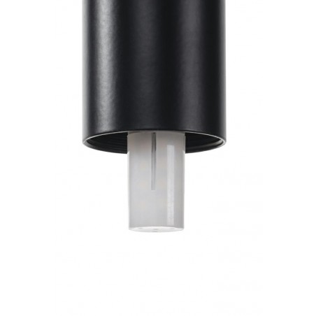 Lampa wisząca FLUSSO LINE 6 czarna