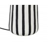 KARE lampa stołowa STRISCE 44 cm biało-czarna