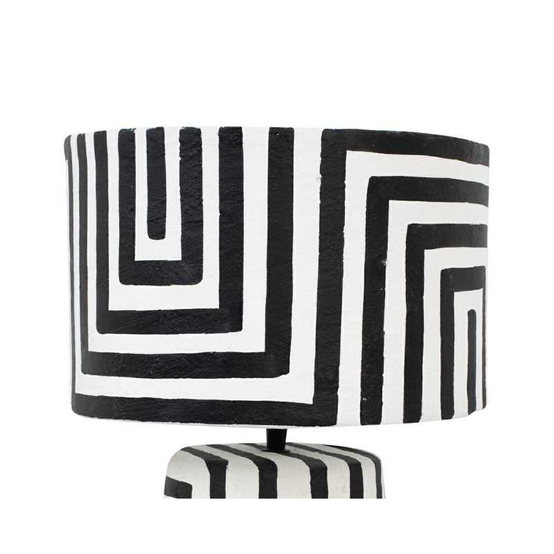 KARE lampa stołowa STRISCE 44 cm          biało-czarna
