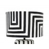 KARE lampa stołowa STRISCE 44 cm biało-czarna