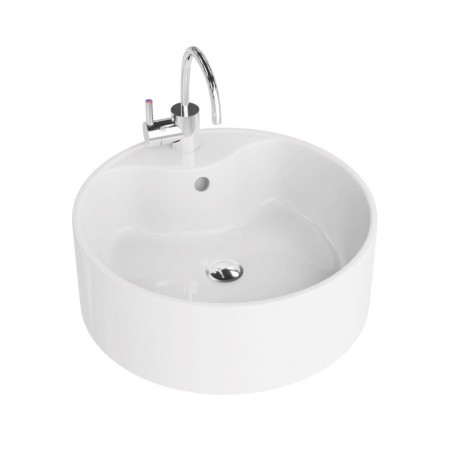 Lavita Teneryfa umywalka nablatowa 41x41 biała