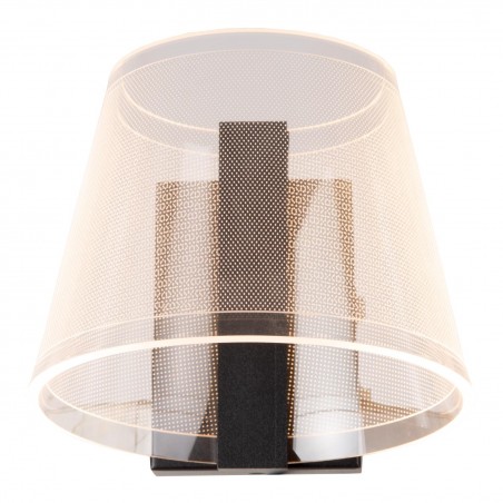 Lucide Lampa łazienkowa ścienna KORGIS czarny