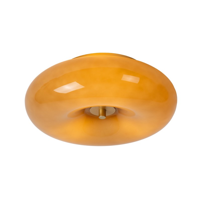 Lucide Lampa natynkowa SENTINO szary i odcienie szarości, złoty i odcienie złota