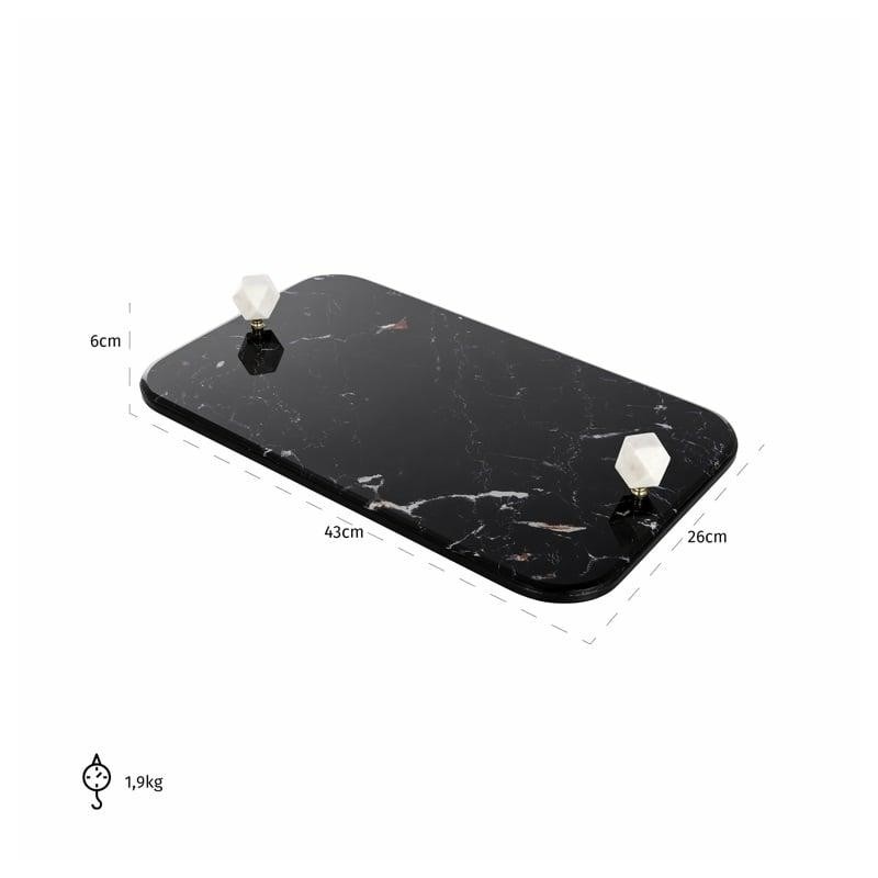 RICHMOND taca dekoracyjna YAYA czarna