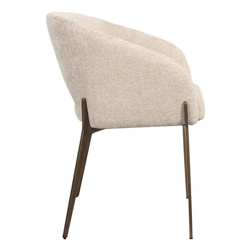 RICHMOND krzesło KENZI beżowe