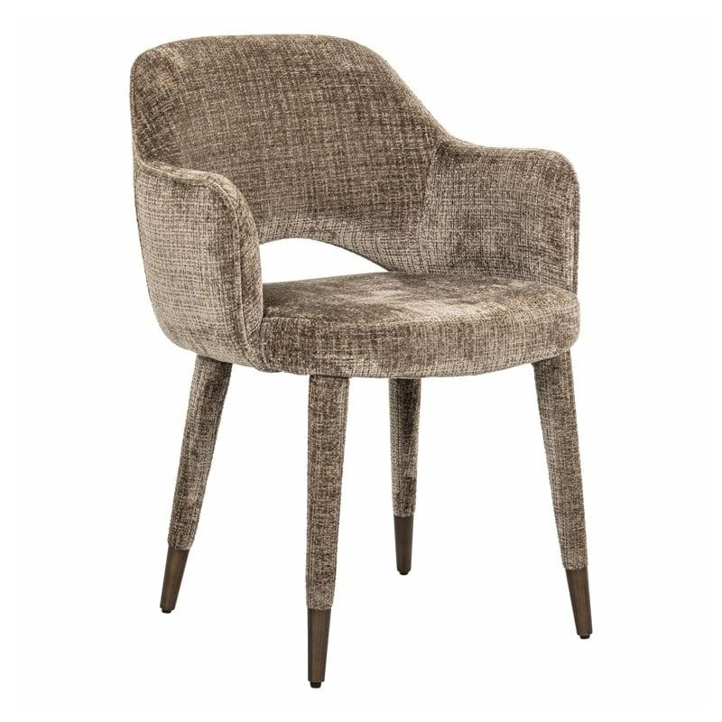 RICHMOND krzesło DONNATELLA brązowe -     trudnopalne