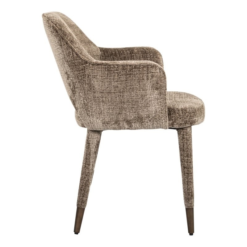 RICHMOND krzesło DONNATELLA brązowe -     trudnopalne