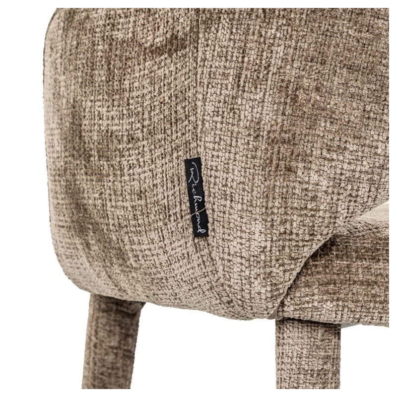 RICHMOND krzesło DONNATELLA brązowe -     trudnopalne