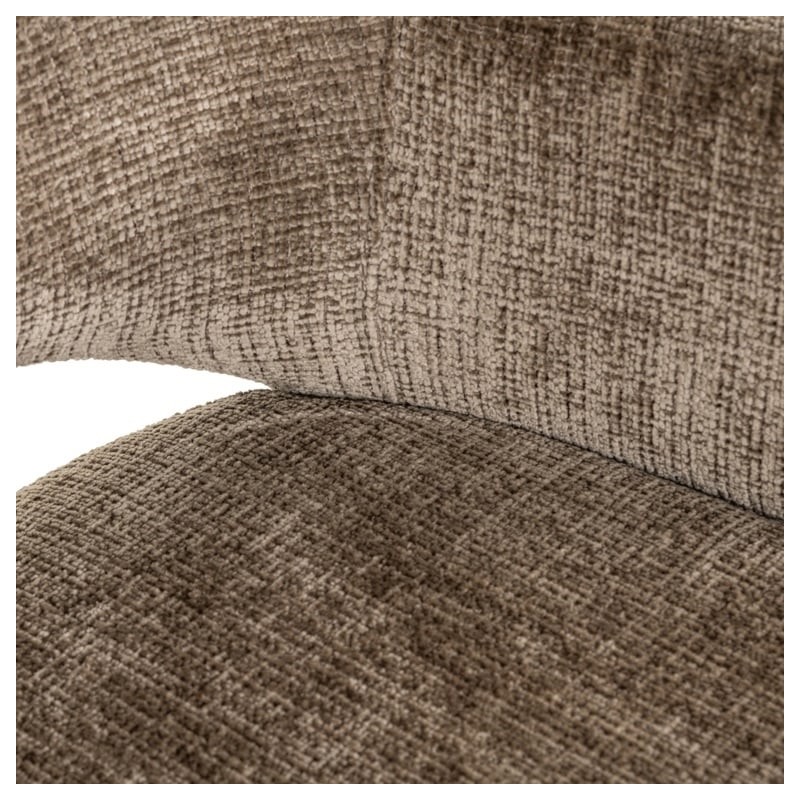 RICHMOND krzesło DONNATELLA brązowe -     trudnopalne