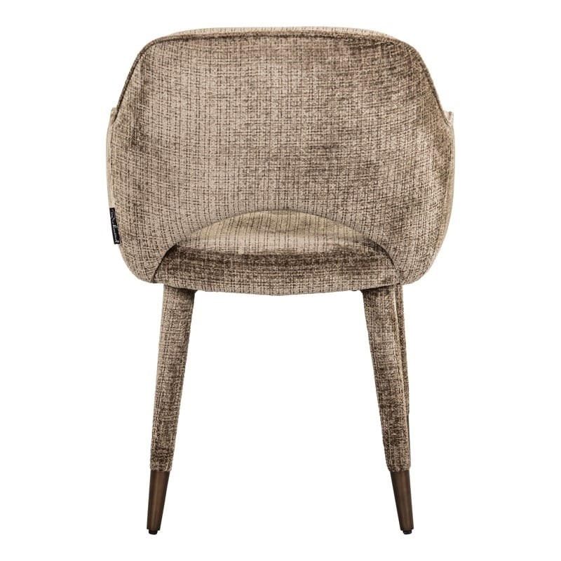 RICHMOND krzesło DONNATELLA brązowe -     trudnopalne