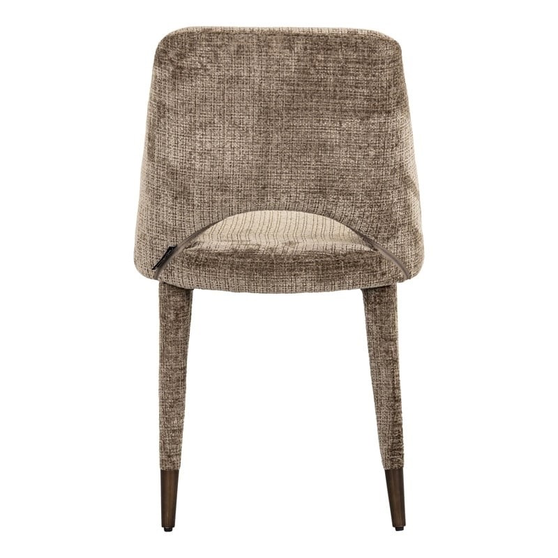 RICHMOND krzesło CECILIA brązowe -        trudnopalne