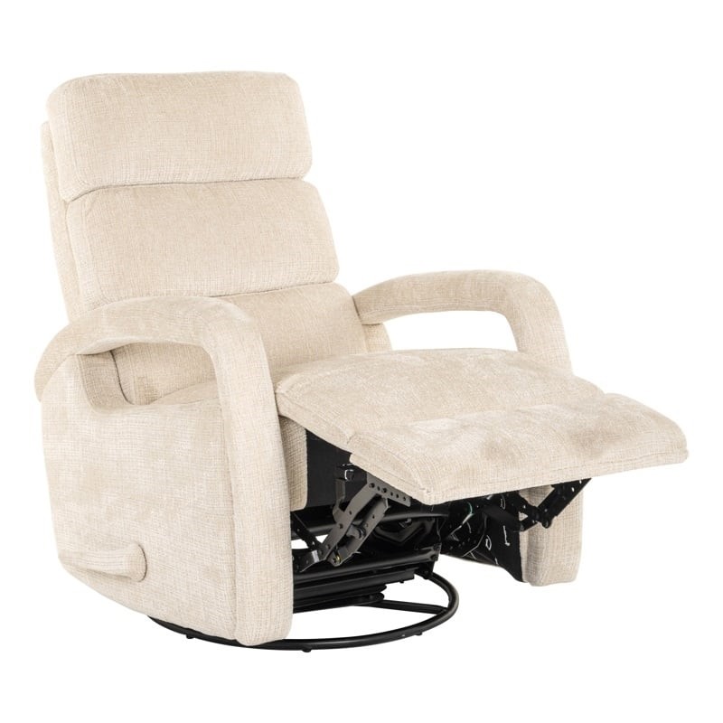 RICHMOND fotel obrotowy DENVI jasny beż