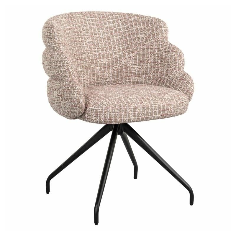 RICHMOND krzesło obrotowe KAYLA różowe