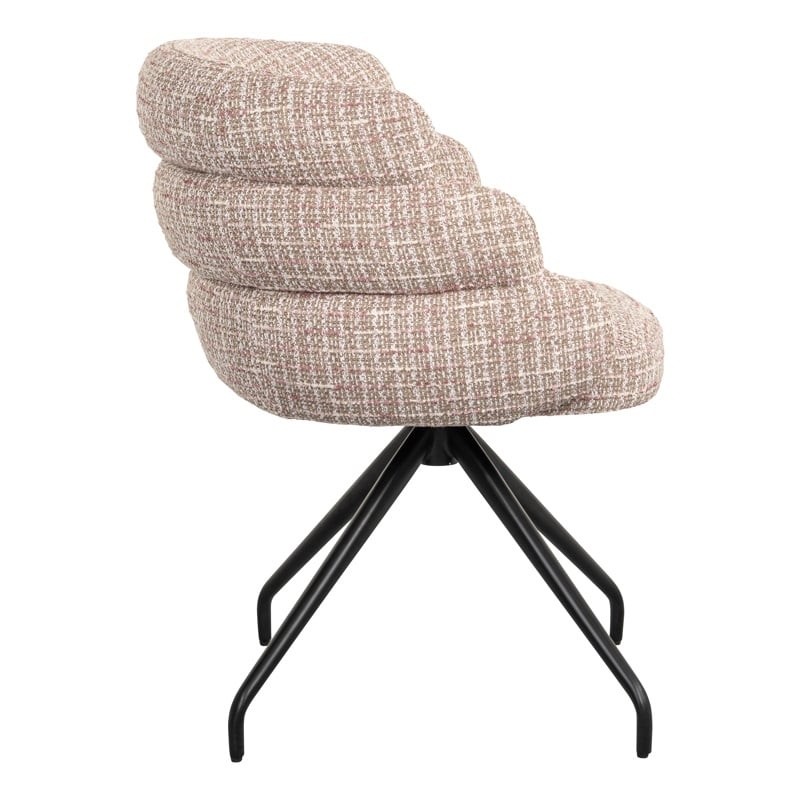 RICHMOND krzesło obrotowe KAYLA różowe