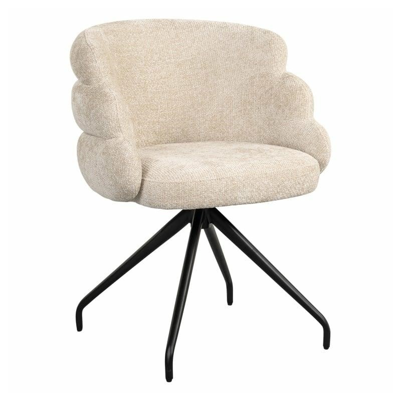 RICHMOND krzesło obrotowe KAYLA beżowe