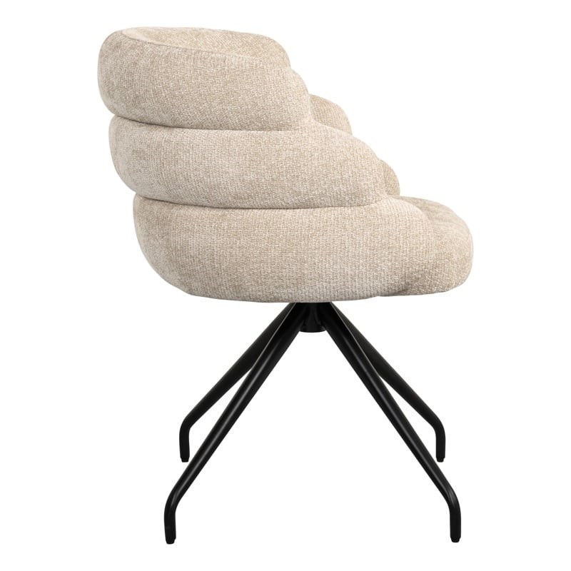 RICHMOND krzesło obrotowe KAYLA beżowe