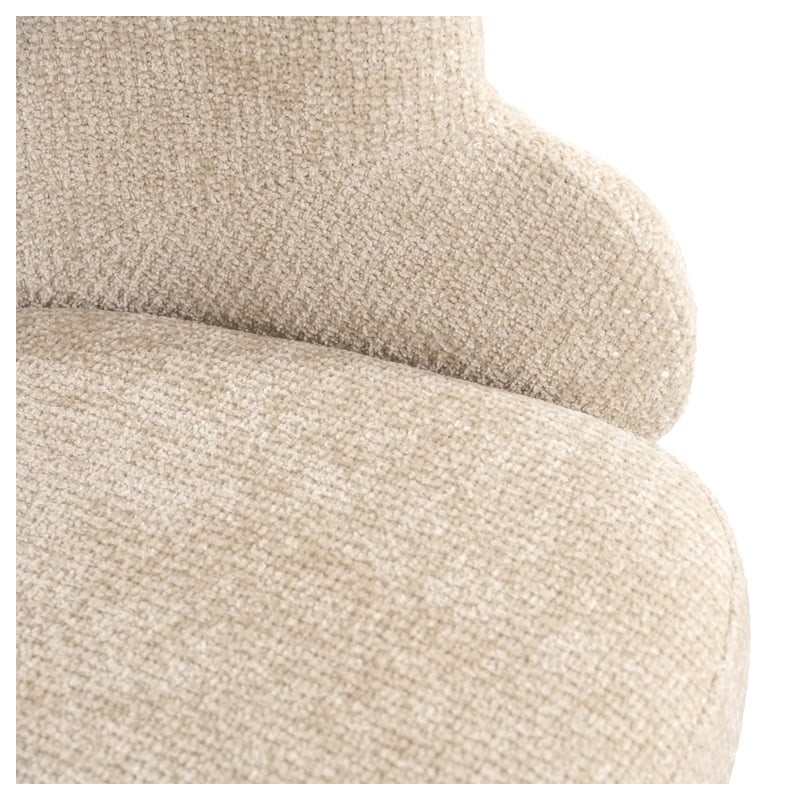 RICHMOND krzesło obrotowe KAYLA beżowe