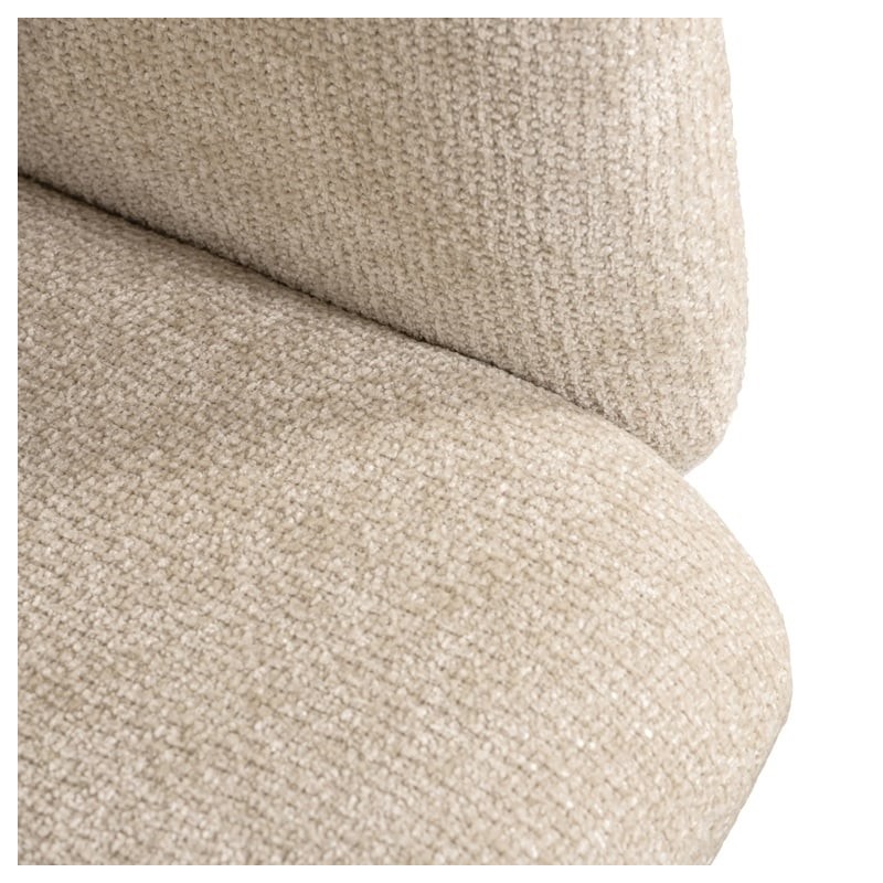 RICHMOND krzesło obrotowe MADELINE        beżowe