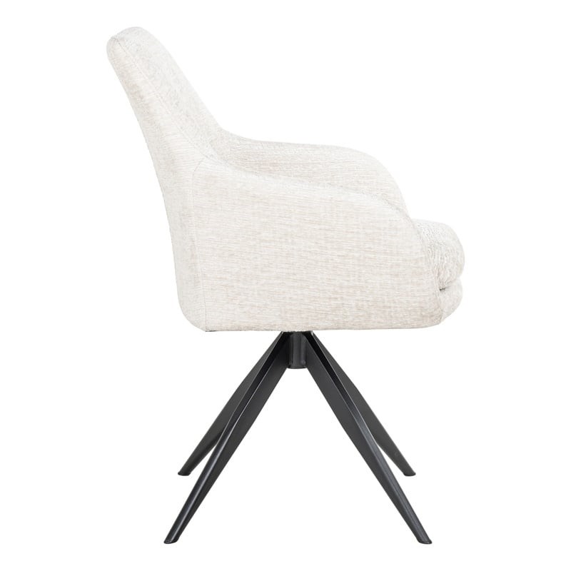 RICHMOND krzesło obrotowe LISONNE białe