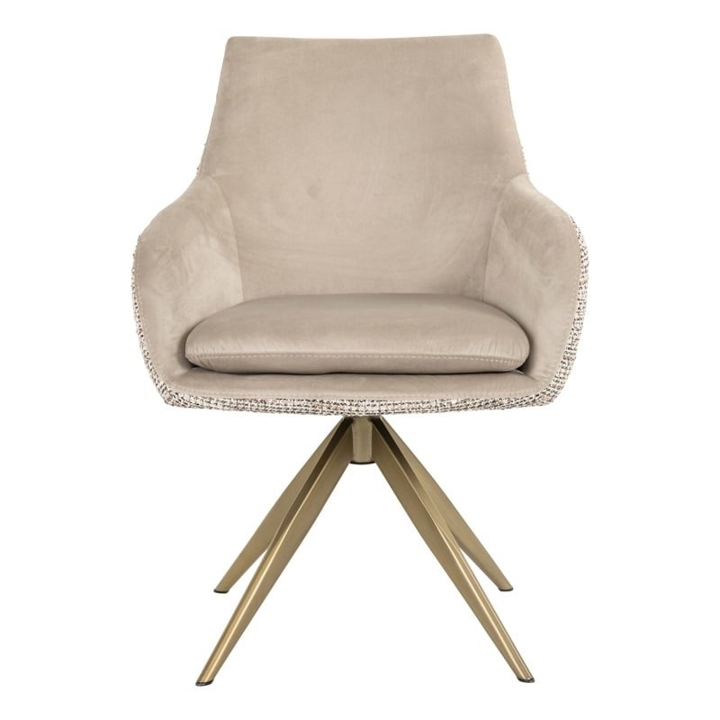 RICHMOND krzesło obrotowe LISONNE beżowe