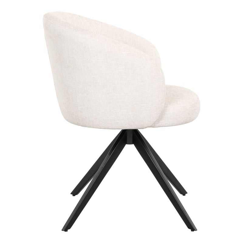 RICHMOND krzesło obrotowe OLIVIA ecru