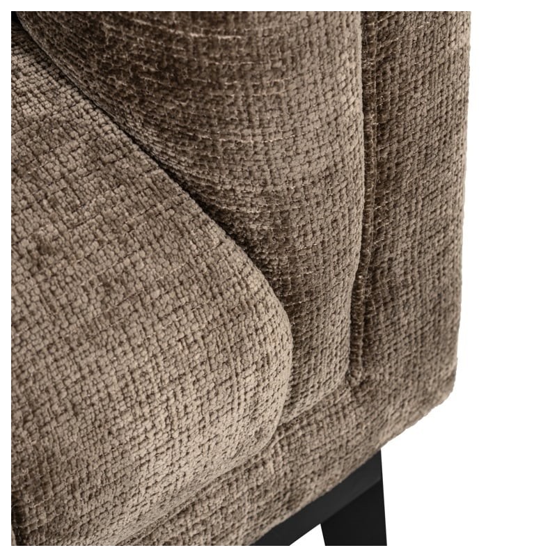 RICHMOND sofa BEAUDY brązowa -            trudnopalna