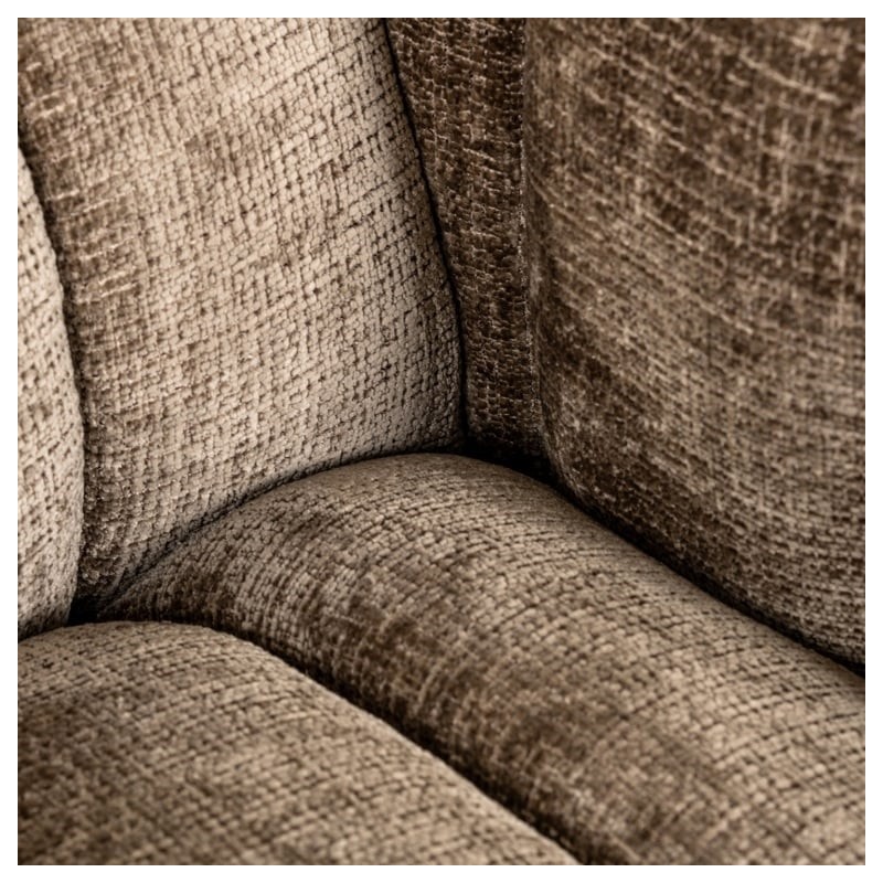 RICHMOND sofa BEAUDY brązowa -            trudnopalna