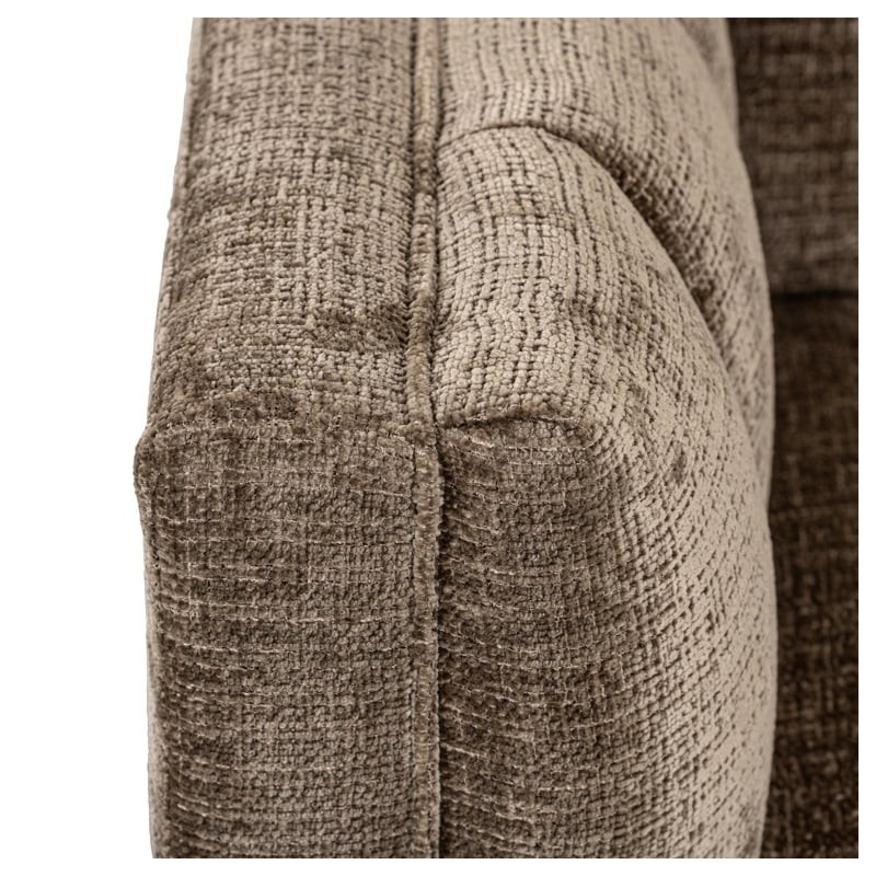 RICHMOND sofa BEAUDY brązowa -            trudnopalna