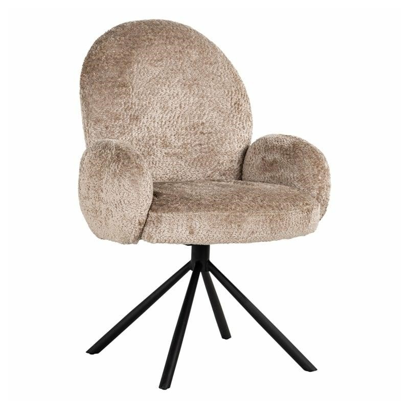 RICHMOND krzesło obrotowe JOLIE beżowe