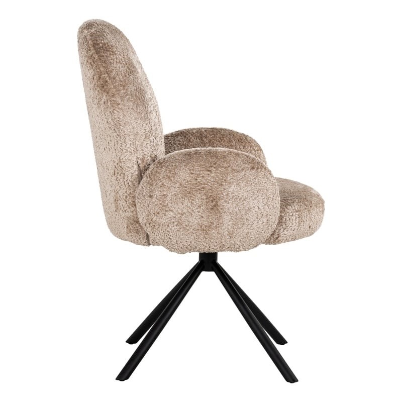 RICHMOND krzesło obrotowe JOLIE beżowe