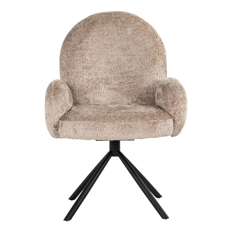 RICHMOND krzesło obrotowe JOLIE beżowe