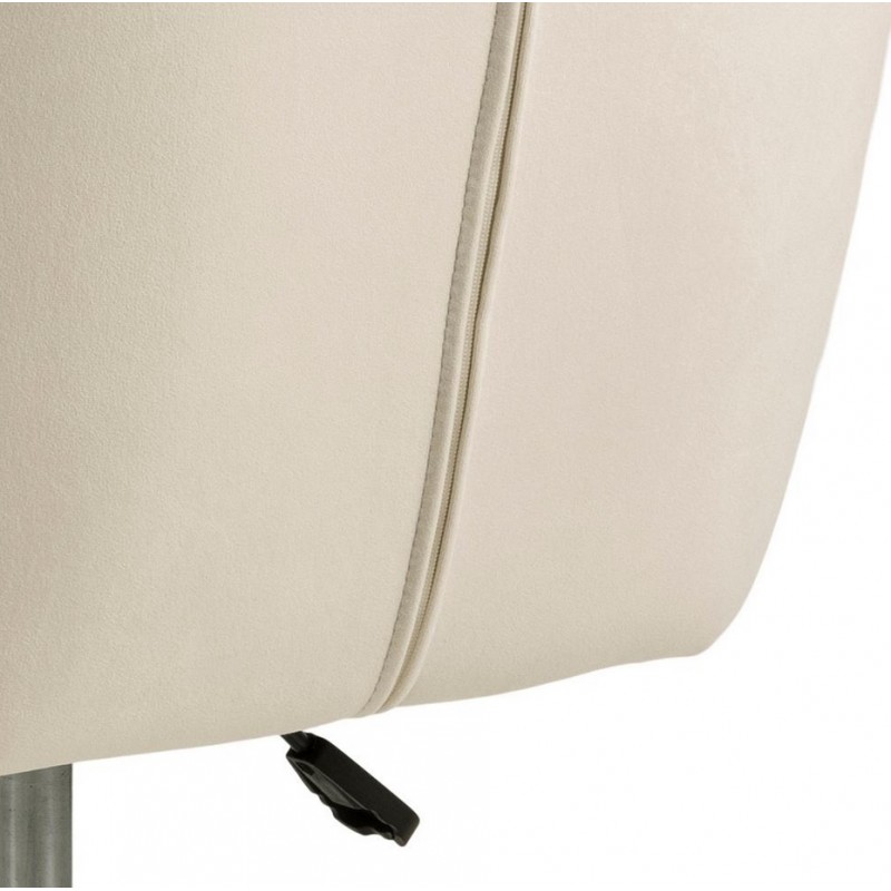 ACTONA fotel biurowy NORA beżowy - welur, metal